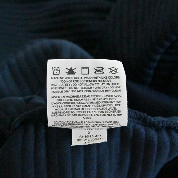 Nike Dri-Fit Just Do It Big Logo Activewear Athletic Navy Blue Sweatshirt Sz XL - Picture 11 of 16